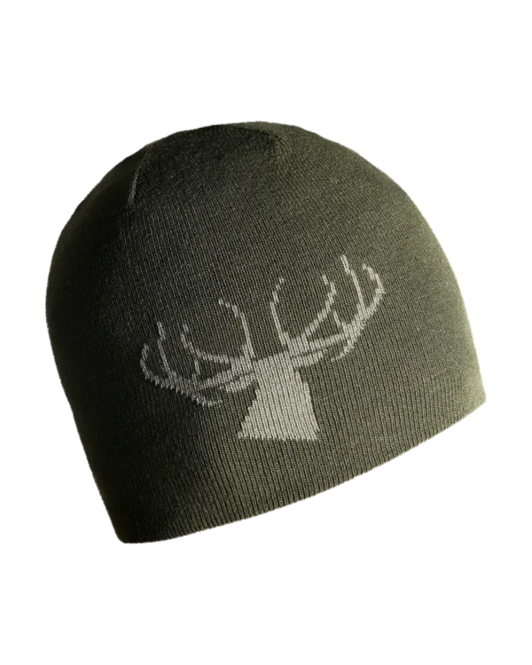 XK7 Reversible Knit Beanie - Olive