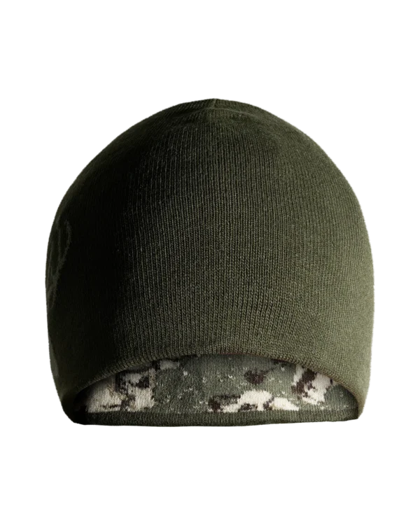 XK7 Reversible Knit Beanie - Olive