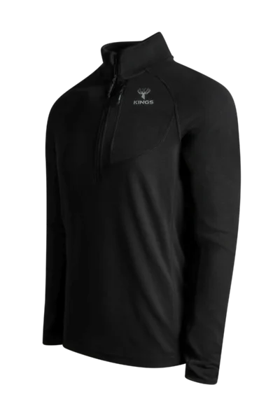 XKG Flux Lite 1/4 Zip Black - Image 2