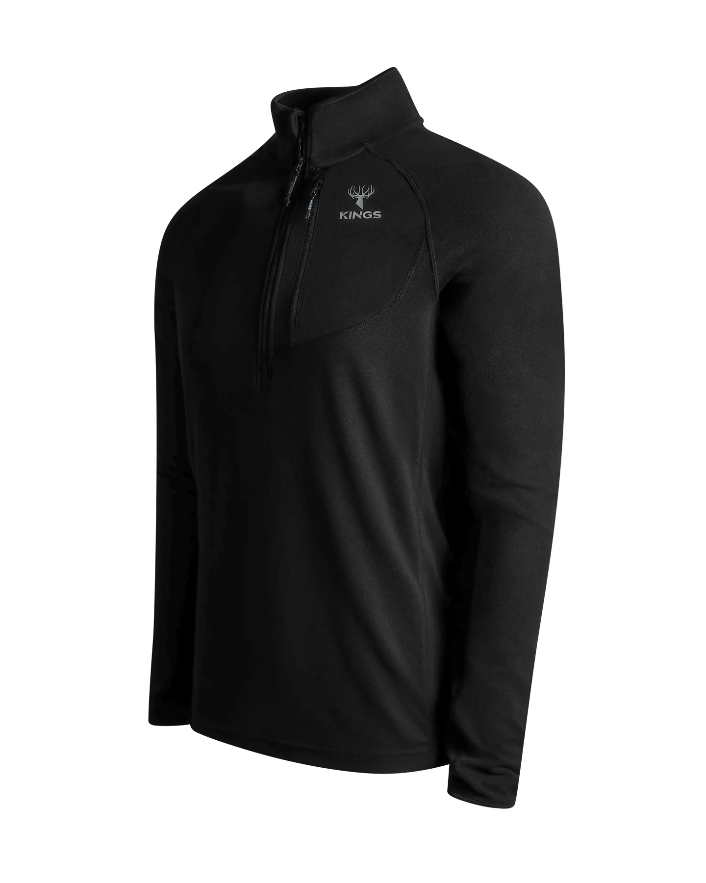 XKG Flux Lite 1/4 Zip Black - Image 2