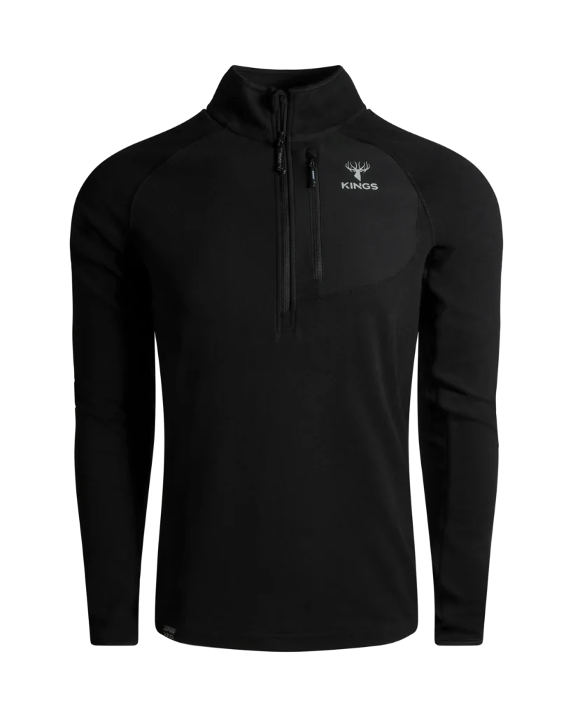 XKG Flux Lite 1/4 Zip Black
